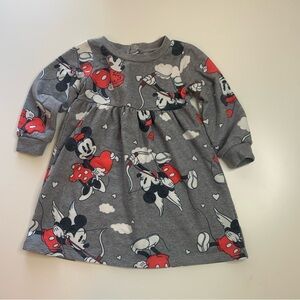 Disney Gray and Red Mickey Mouse Dress